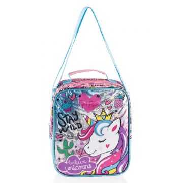 Gentuta pentru pranz, model Unicorn, Stay Wild Gentuta pentru pranz, model Unicorn, Stay Wild